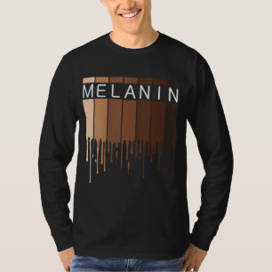 Camiseta Melanin African American Black Drippin Melanin