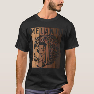 Camiseta Melanin Afro Black Girl Magic Tee Dope Christmas B