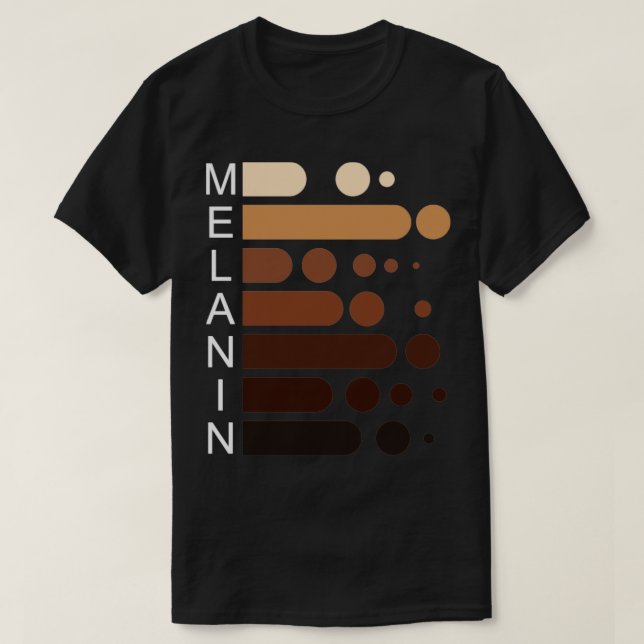 Camiseta Melanin Black History (Frente do Design)