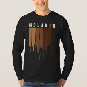Camiseta Melanin Black orgulho BLM Black History Month Quee