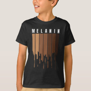 Camiseta Melanin Black orgulho BLM Black History Month Quee