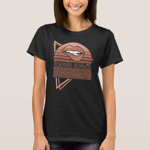 Camiseta Melanin Brown SkyLábios História Negra Açúcar Cast