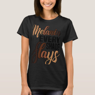 CAMISETA MELANIN CADA ESCRAÇO DE CAÇA