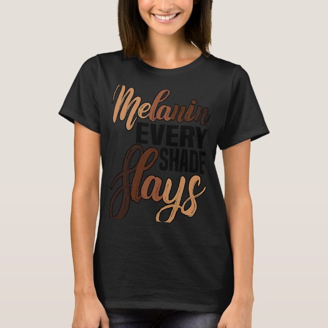 CAMISETA MELANIN CADA ESCRAÇO DE CAÇA (Frente)