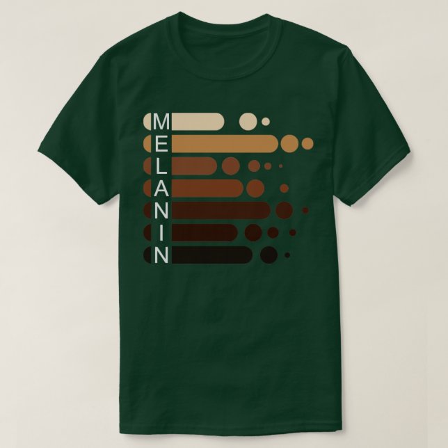 Camiseta Melanin Drippin Melanin (Frente do Design)
