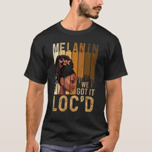 Camiseta Melanin Drippin Nós temos isso de preto negro afro