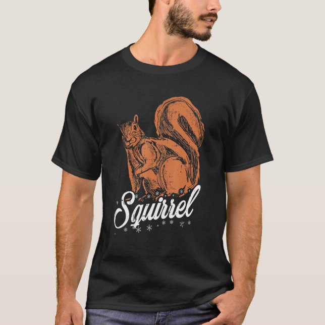 Camiseta Melanin Esquilo História Preta Mês BLOL Animais W (Frente)
