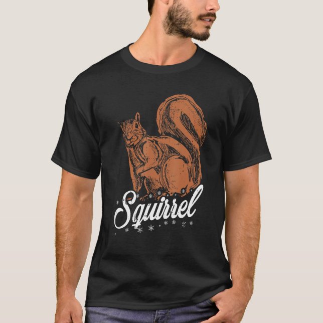Camiseta Melanin Esquilo História Preta Mês BLOL Animais W (Frente)