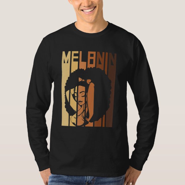 Camiseta Melanin Every Shade Slays Black History Month Afri (Frente)