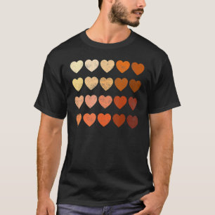 Camiseta Melanin Heart Black History Month Black Pride Wome