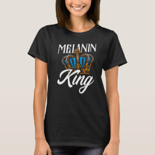Camiseta Melanin King African American Heritage Afro-Americ