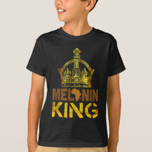 Camiseta Melanin King for Men African Black History Month