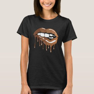Camiseta Melanin lábios história negra mês depois do rei ra
