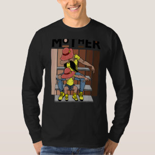 Camiseta Melanin Madre Brown Skin Girls Mãe Menina Negra