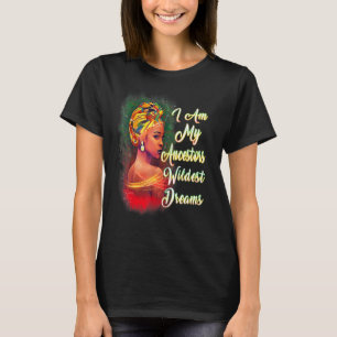 Camiseta Melanin Phenomenal Mulheres Meus Ancestrais Wildad