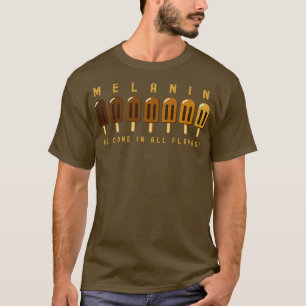 Camiseta Melanin Popsicles Brown Skin Celebration
