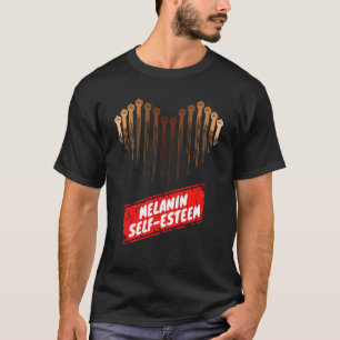 Camiseta Melanin Pride Autoestima e História Negra M