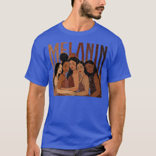 Camiseta Melanin Princess African American Girls Black Hist