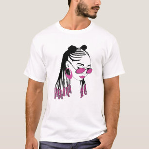 Camiseta Melanin Princess Ladens African American Black Que