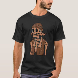 Camiseta Melanin Punk Skeleton Black History Month BLM Bone