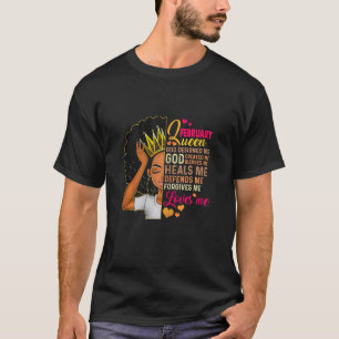 Camiseta Melanin Queen Foi Nascer Em Fevereiro