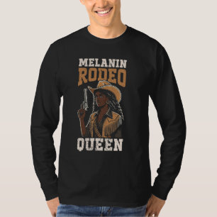 Camiseta Melanin Rodeo Queen Cowgirl African American Count