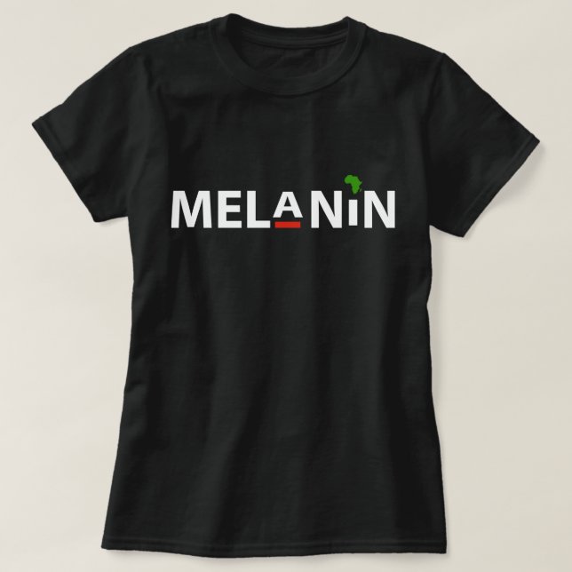 Camiseta Melanin T-Shirt (Frente do Design)