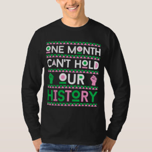 Camiseta Melanina Afro-Americana Orgulhosa Da História Negr