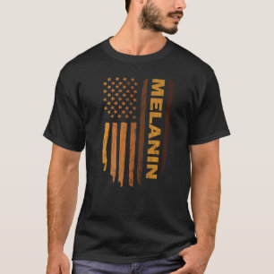 Camiseta melanina Cor da pele Marca americana Premium