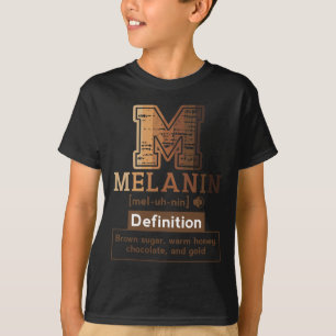Camiseta Melanina Definição Brown Melanin Sugar Rainha Negr