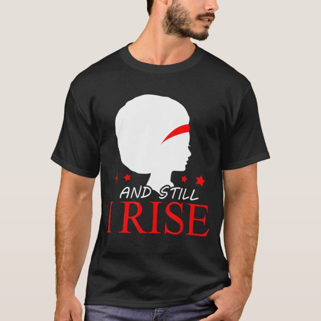 Camiseta Melanina E Eu Ainda Levanto Orgulho Negro (Frente)