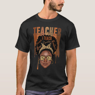 Camiseta Melanina Engraçada Vintage Afro Professor História