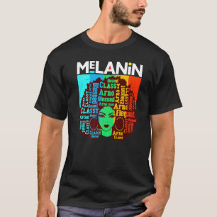 Camiseta Melanina Estourando Desespero Rainhas Irmãs Mulher