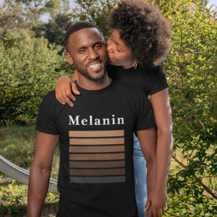 Camiseta Melanina Mês da História Afro-Americana Negra