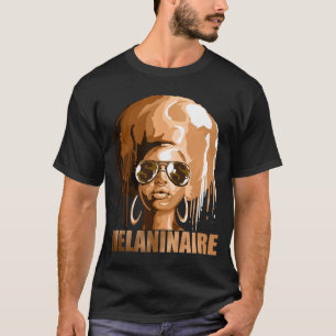 Camiseta Melaninaire Mulheres Melanin Poppin Black History
