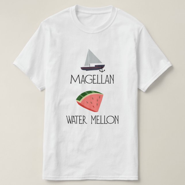 Camiseta Melão de Água Magalhães (Frente do Design)