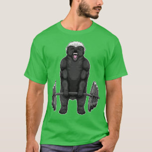 Camiseta Melão de mel Bodybuilding Barbell