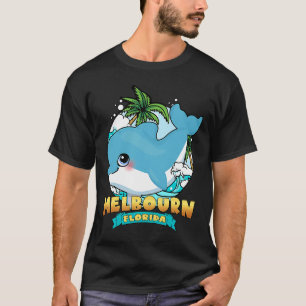 Camiseta MELBOURN FLORIDA Cute Baby Dolphin Beach Souvenir