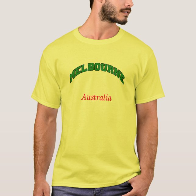 Camiseta Melbourne Austrália T-Shirt (Frente)