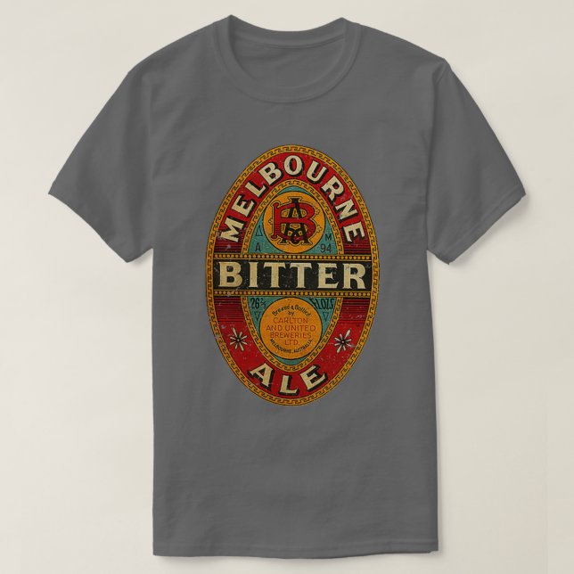 CAMISETA MELBOURNE BITTER ALE BEER (Frente do Design)