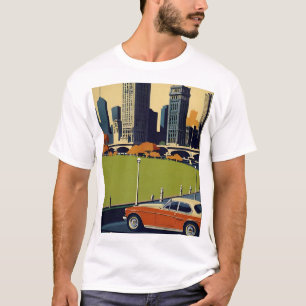 Camiseta Melbourne poster vintage
