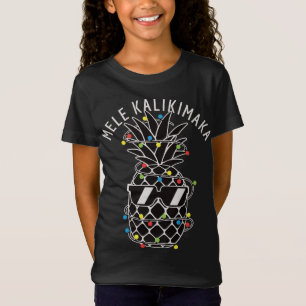 Camiseta Mele Kalikima Pineapple Luz de Natal Sung