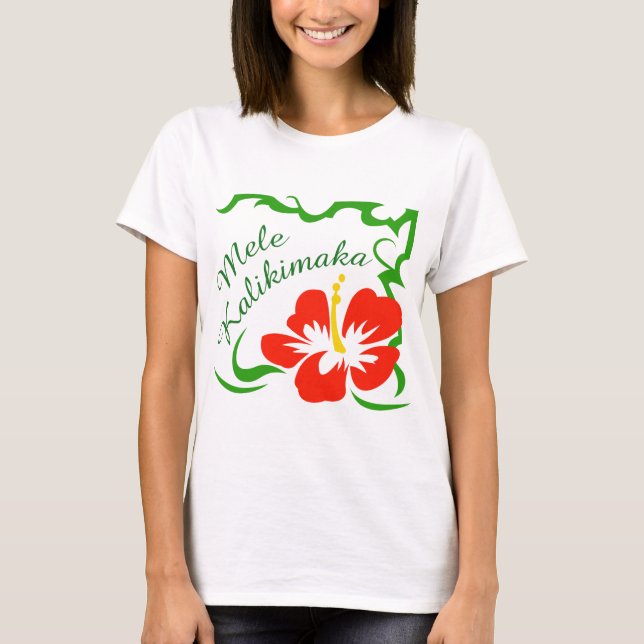 Camiseta Mele Kalikimaka (Frente)