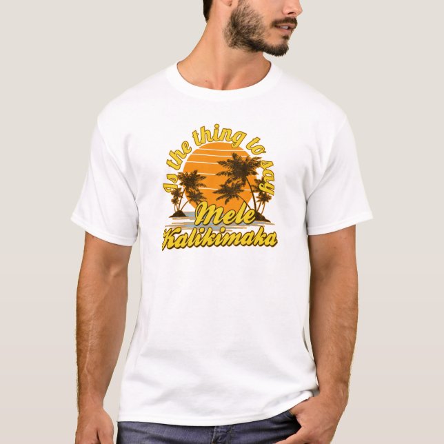 Camiseta Mele Kalikimaka (Frente)