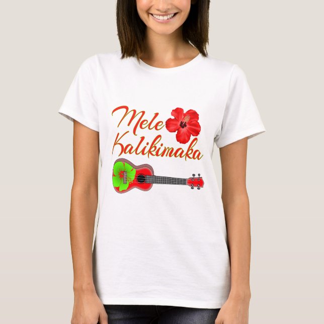 Camiseta Mele Kalikimaka (Frente)