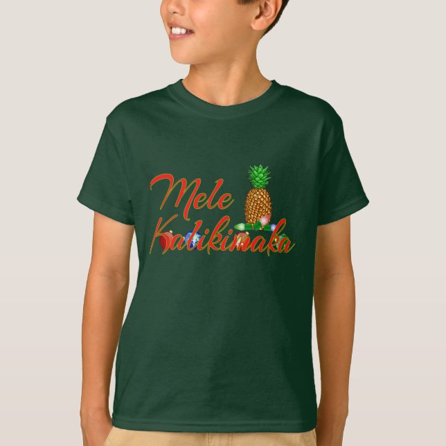 Camiseta Mele Kalikimaka (Frente)