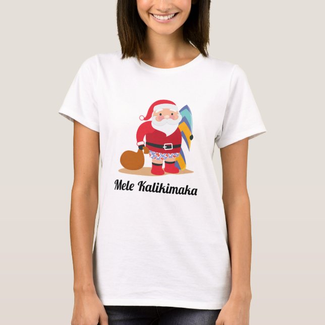 Camiseta Mele Kalikimaka (Frente)