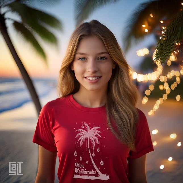 Camiseta Mele Kalikimaka Beach Christmas Classic (Criador carregado)