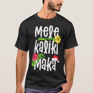 Camiseta Mele Kalikimaka Christmas  Hawaiian Santa Xmas  