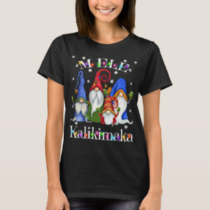 Camiseta Mele Kalikimaka Feliz Natal Gn Nórdico Havaiano